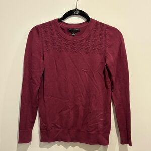 Banana republic dark pink sweater